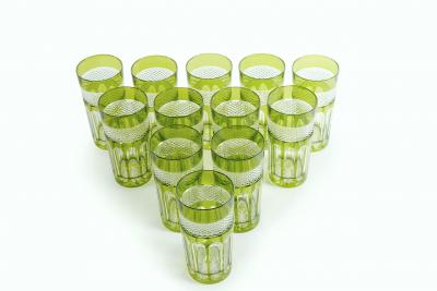 Cut Crystal Barware Tableware Service for Twelve