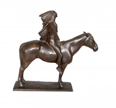 Cyrus Edwin Dallin Bronze Appeal To The Great Spirit By Cyrus Edwin Dallin Gorham Foundry