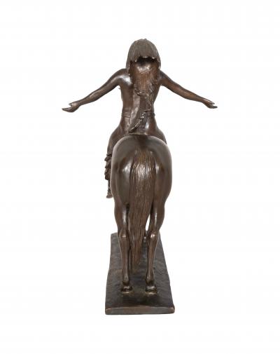 Cyrus Edwin Dallin Bronze Appeal To The Great Spirit By Cyrus Edwin Dallin Gorham Foundry