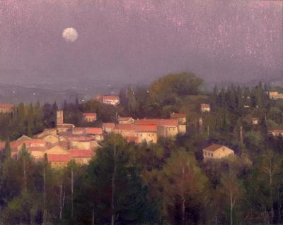 D ELEINNE BASA Morning Moonset