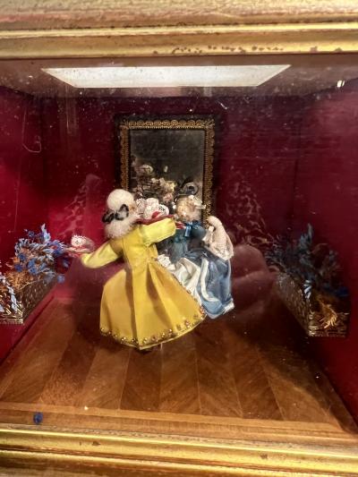 DANCING 19TH CENTURY COUPLE AUTOMATON THE BLUE DANUBE