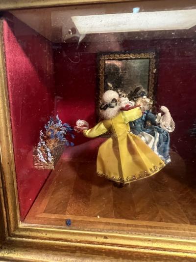 DANCING 19TH CENTURY COUPLE AUTOMATON THE BLUE DANUBE