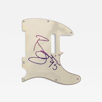 DAVID BOWIE AUTOGRAPHED PICKGUARD