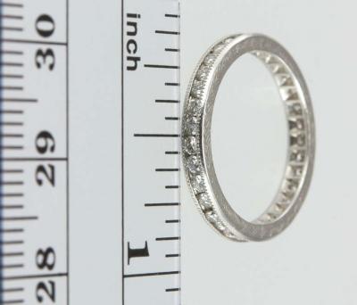 DIAMOND ETERNITY BAND WITH ENGRAVING