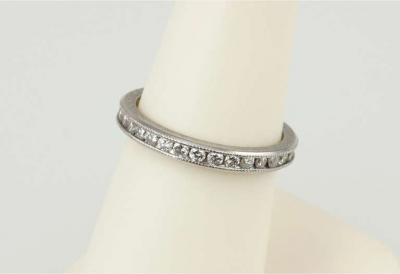 DIAMOND ETERNITY BAND WITH ENGRAVING
