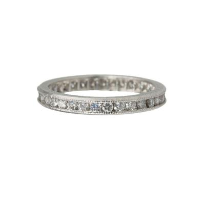 DIAMOND ETERNITY BAND WITH ENGRAVING