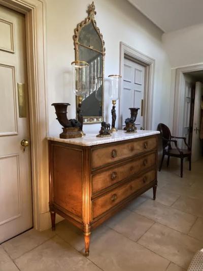 DIRECTOIRE PERIOD SAUNIER MAHOGANY COMMODE FRANCE CIRCA 1790