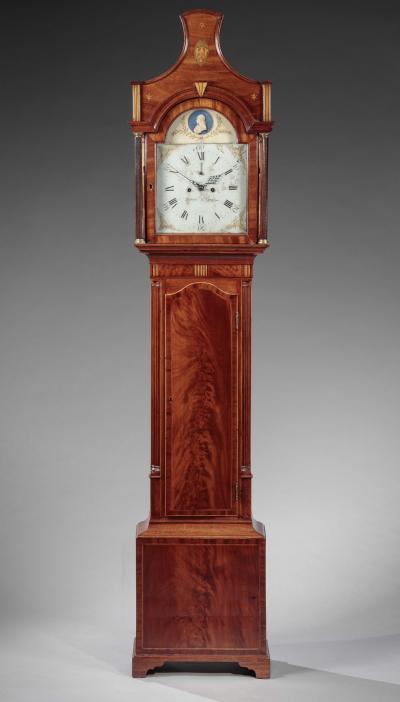 DOCUMENTED FEDERAL TALL CASE CLOCK