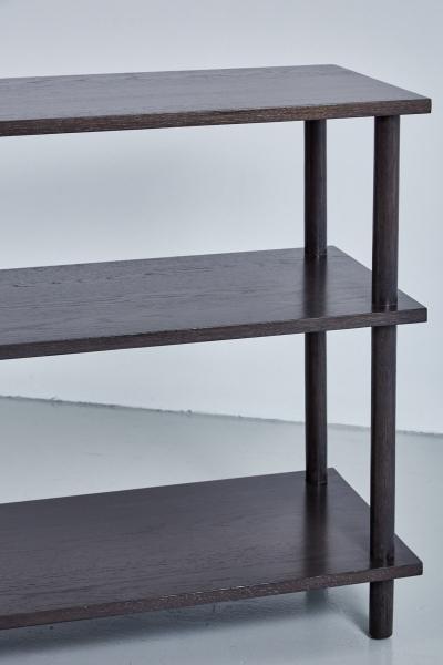 DOWEL CONSOLE IN DARK GREY FINISH