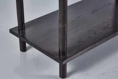 DOWEL CONSOLE IN DARK GREY FINISH