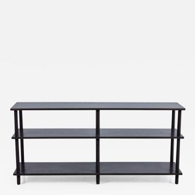 DOWEL CONSOLE IN DARK GREY FINISH