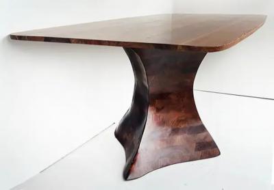 Dade County Pine Sculptural Studio Dining Table Ray Pirello Woodworking
