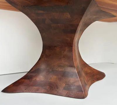 Dade County Pine Sculptural Studio Dining Table Ray Pirello Woodworking