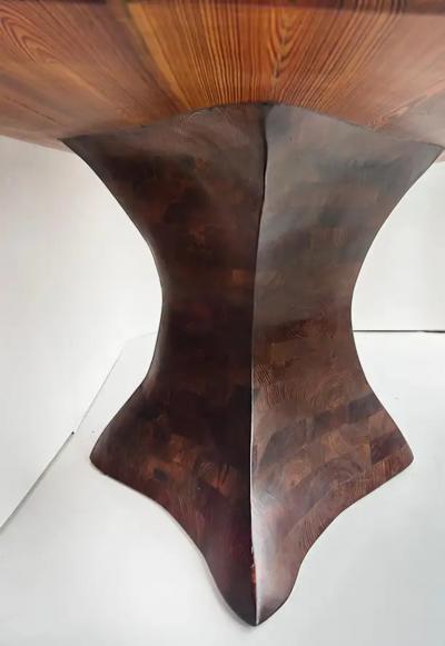 Dade County Pine Sculptural Studio Dining Table Ray Pirello Woodworking