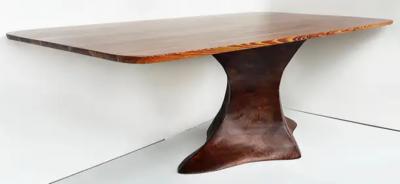 Dade County Pine Sculptural Studio Dining Table Ray Pirello Woodworking