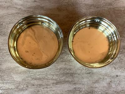 Dagobert Peche Pair of Wiener Werkstatte Brass Bowls by Dagobert Peche