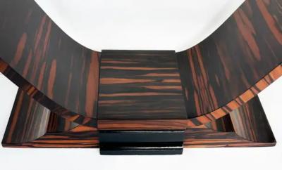 Dakota Jackson Dakota Jackson Macassar Ebony Dining Table Art Deco Style Newly Refinished