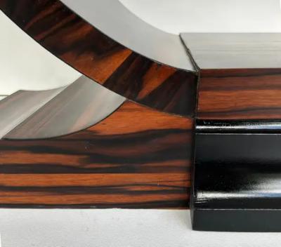 Dakota Jackson Dakota Jackson Macassar Ebony Dining Table Art Deco Style Newly Refinished