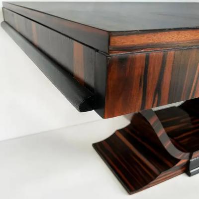 Dakota Jackson Dakota Jackson Macassar Ebony Dining Table Art Deco Style Newly Refinished