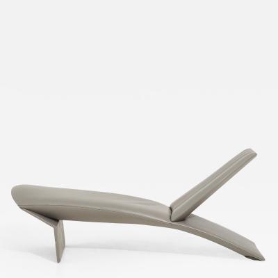 Dakota Jackson Ke Zu Leather Chaise Lounge by Dakota Jackson 1989