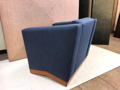 Dakota Jackson Pair of Dakota Jackson Lounge Chairs with Matching Ottoman