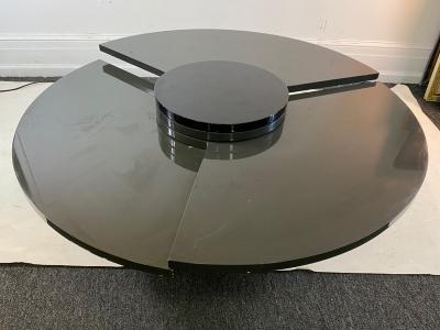 Dakota Jackson REVOLVING MODERN LACQUERED COFFEE TABLE