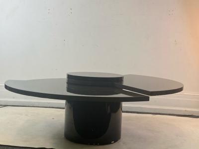 Dakota Jackson REVOLVING MODERN LACQUERED COFFEE TABLE