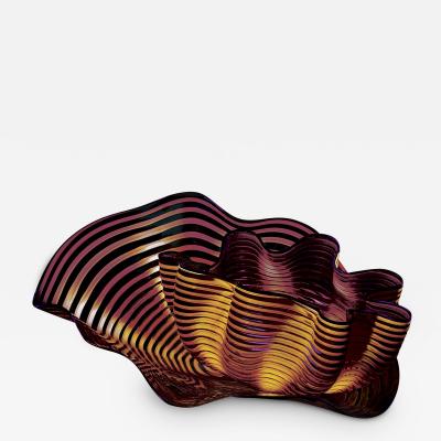 Dale Chihuly Amber Plum Seaform