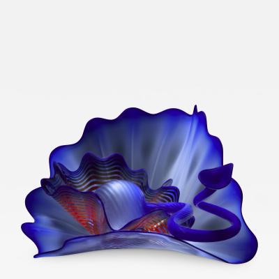 Dale Chihuly Byzantine Blue Persian Studio Edition