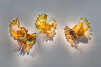 Dale Chihuly Celadon Umber Persian Wall 2018