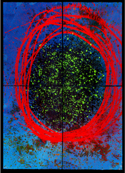 Dale Chihuly Float Quad Drawing 2015