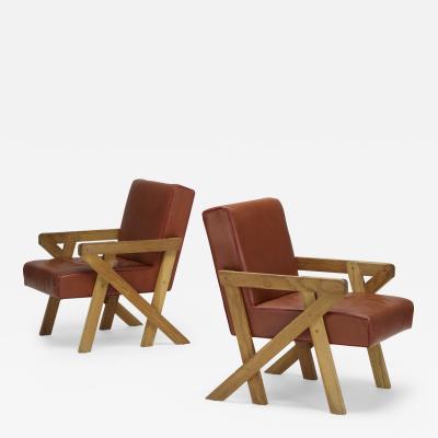 Pair of Armchairs Designed for Pop Pub, New York, by Ali Tayar
