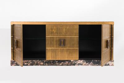 Damian Jones Damian Jones Brass and Marble Console USA