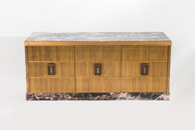 Damian Jones Damian Jones Brass and Marble Console USA