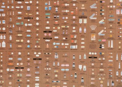 Damien Hirst Damien Hirst Copper Pharmacy Fragment