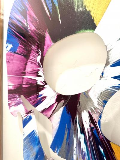 Damien Hirst Damien Hirst Skull Spin Painting Created at Damien Hirst Spin Workshop 2009