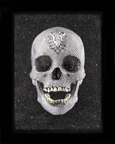 Damien Hirst For The Love Of God Enlightenment Skull with Diamond Dust