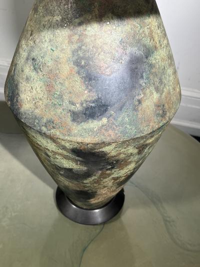 Damon Giffard EXCEPTIONAL PAIR OF MID CENTURY SCULPTURAL LAMPS BY DAMON GIFFARD