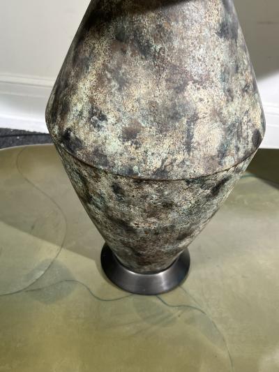 Damon Giffard EXCEPTIONAL PAIR OF MID CENTURY SCULPTURAL LAMPS BY DAMON GIFFARD