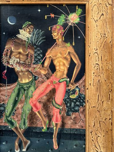 Dan Atkinson Muscular Gay Men Mardi Gras Daring Interracial Love Mid Century Gay Interest