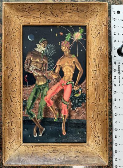 Dan Atkinson Muscular Gay Men Mardi Gras Daring Interracial Love Mid Century Gay Interest