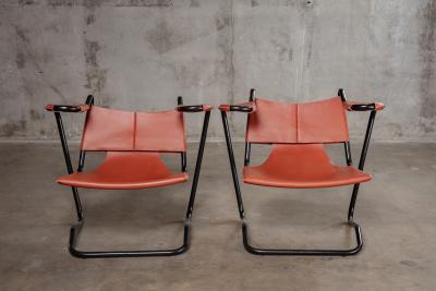 Dan Johnson DAN JOHNSON LEATHER SLING CHAIR