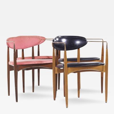 Dan Johnson Dan Johnson for Selig Viscount Mid Century Chairs Set of 4