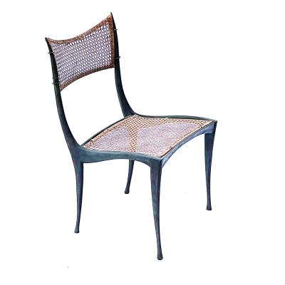 Dan Johnson Set of 6 Bronze Gazelle Chairs by Dan Johnson