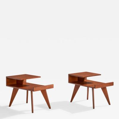 Dan Johnson Side Tables in Mahogany USA 1950s