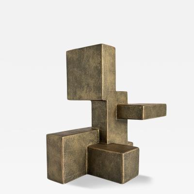 Dan Schneiger Composition 202 2 Cubist Abstract Sculpture by Dan Schneiger