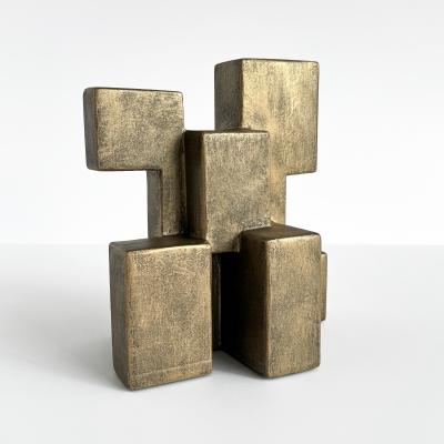 Dan Schneiger Composition 202 3 Cubist Abstract Sculpture by Dan Schneiger