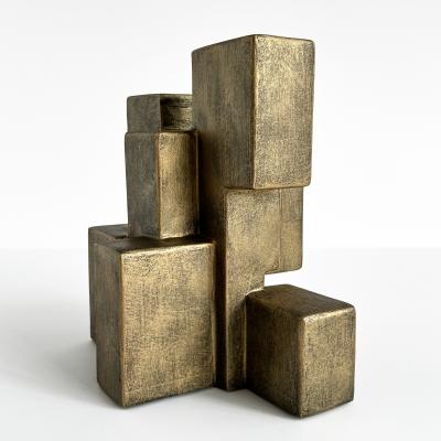 Dan Schneiger Composition 202 3 Cubist Abstract Sculpture by Dan Schneiger