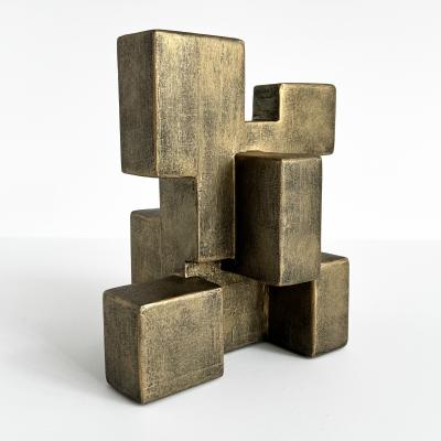 Dan Schneiger Composition 202 3 Cubist Abstract Sculpture by Dan Schneiger