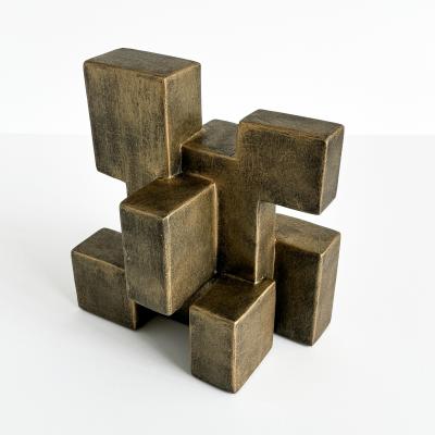Dan Schneiger Composition 202 3 Cubist Abstract Sculpture by Dan Schneiger